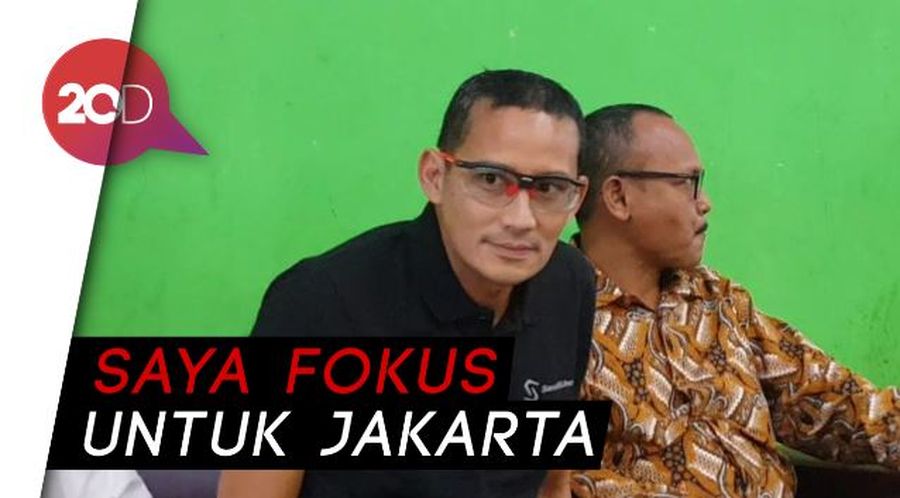 Masuk Radar Pilpres, Sandi: Itu Cuma Nyeneng-nyenengin Saya Aja
