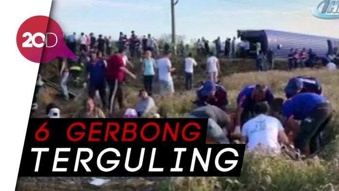 Kereta Tergelincir di Turki, 10 Penumpang Tewas