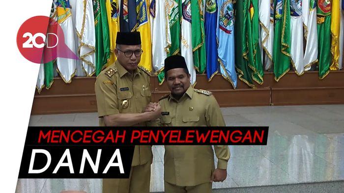 Lantik Plt Gubernur Aceh, Tjahjo Ingatkan Penggunaan Dana Otsus   