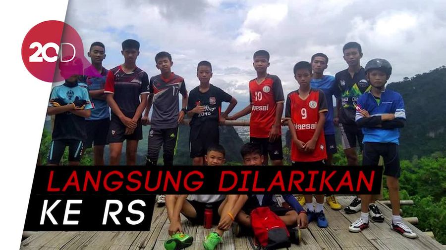 4 dari 12 Bocah Berhasil Diselamatkan dari Gua Thailand 