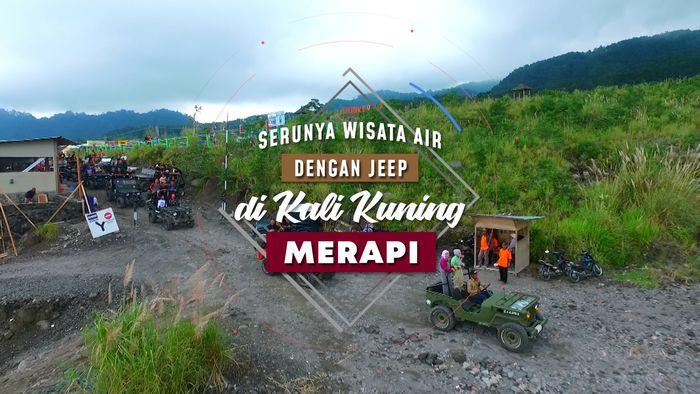 Mengarungi Kali Kuning dengan Jeep