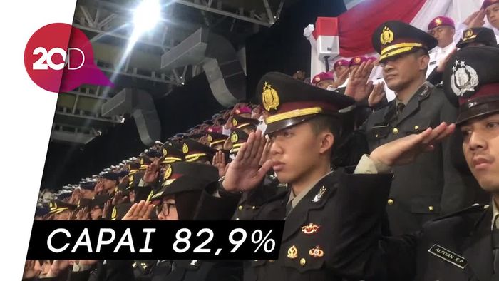 Depan Jokowi, Polri Klaim Sukses Tingkatan Kepercayaan Publik
