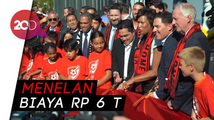 Erick Thohir Bareng Rooney Resmikan Stadion Baru DC United 