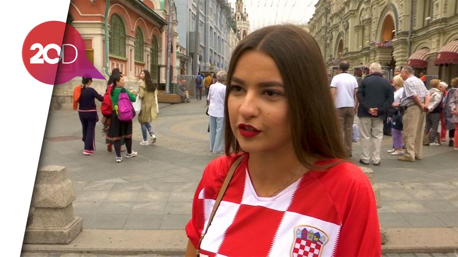 Fans Inggris dan Kroasia Mulai Ramaikan Moskow
