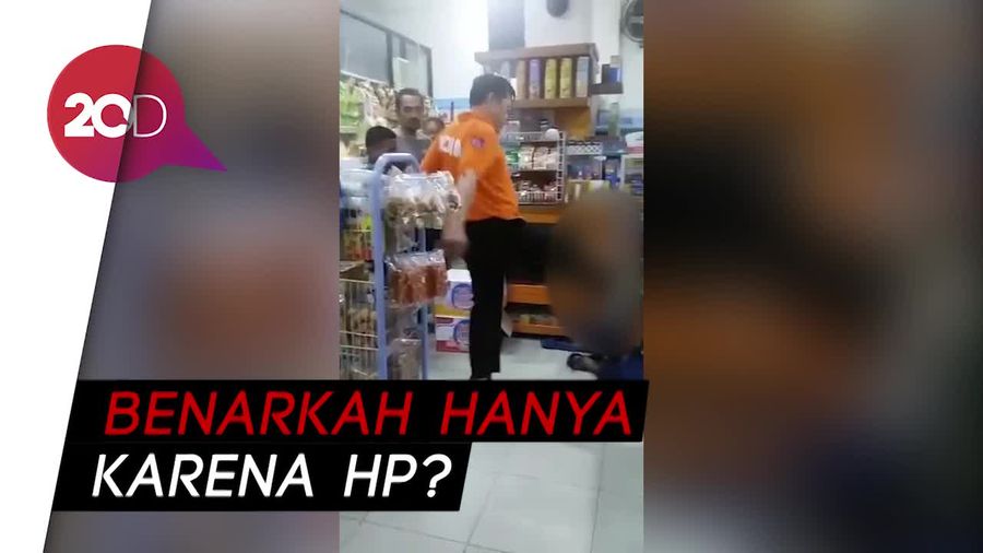 Fakta di Balik Video Polisi Tendang Ibu-ibu di Minimarket