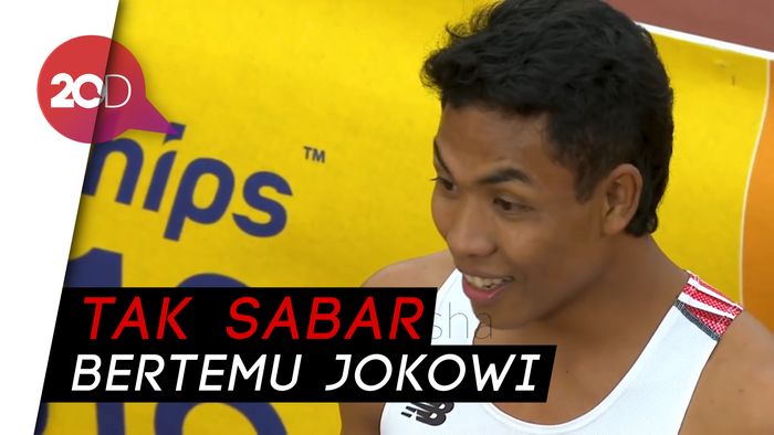 Diajak Menpora Bertemu Jokowi, Zohri: Mau Banget, Pak!