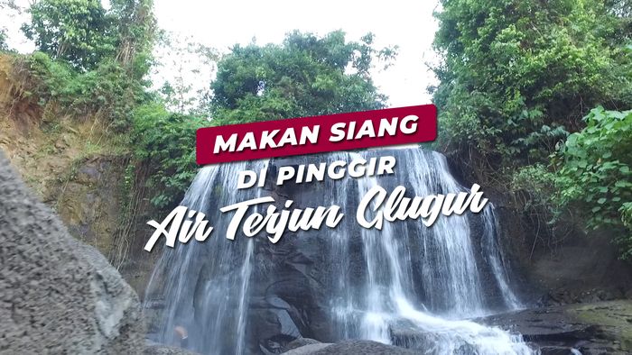 Menikmati Makan Siang disamping Air Terjun