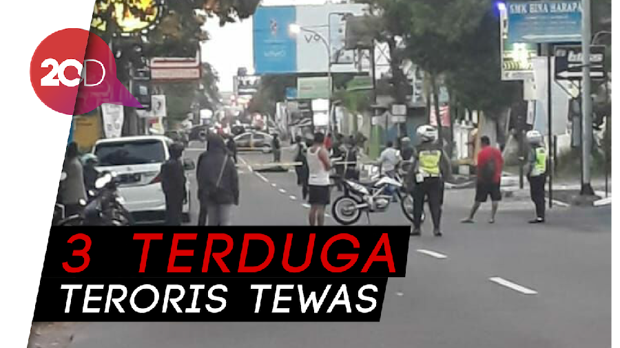Mencekam! Baku Tembak Polisi dengan Terduga Teroris di Sleman