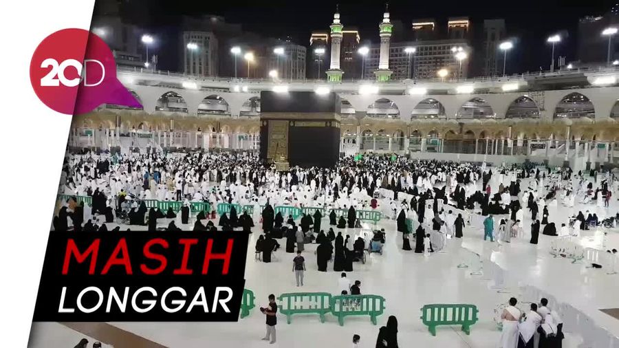 Suasana Masjidil Haram sebelum Jemaah Haji Datang 