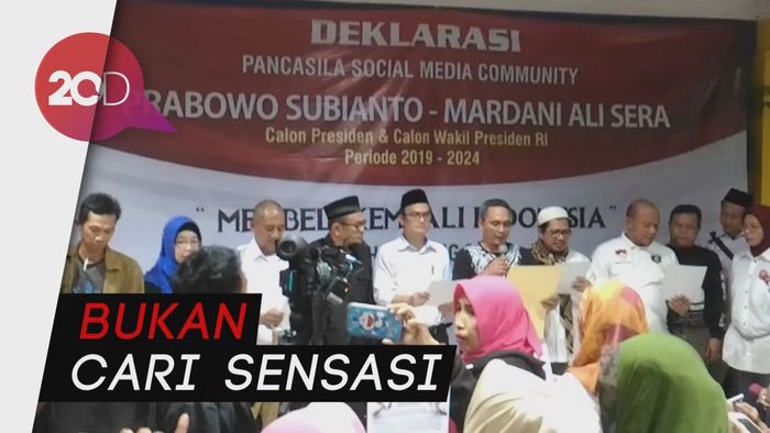Cyber Army-Solusi UI Deklarasi Dukung Prabowo-Mardani di Pilpres