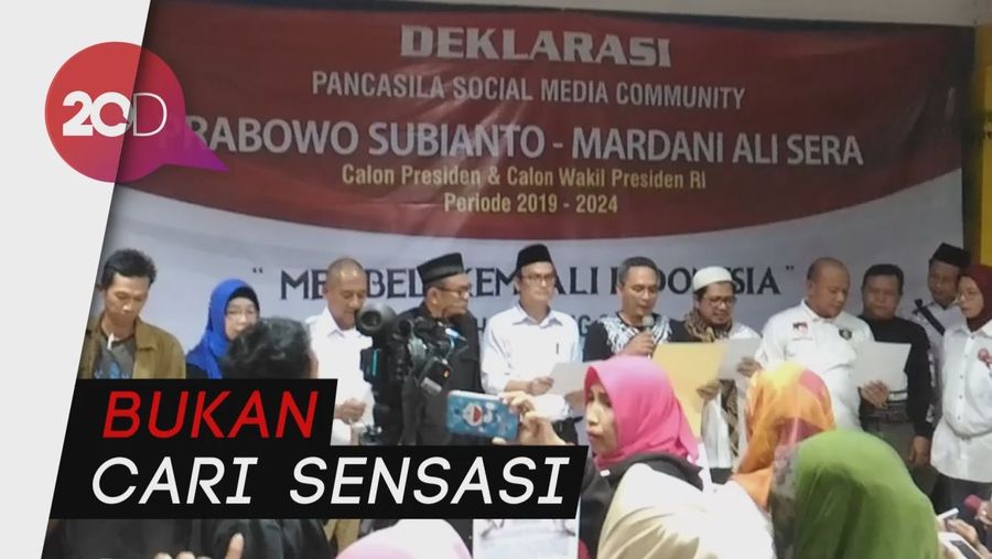 Cyber Army-Solusi UI Deklarasi Dukung Prabowo-Mardani di Pilpres