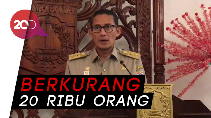 Sandi Klaim Kemiskinan di Jakarta Turun Signifikan
