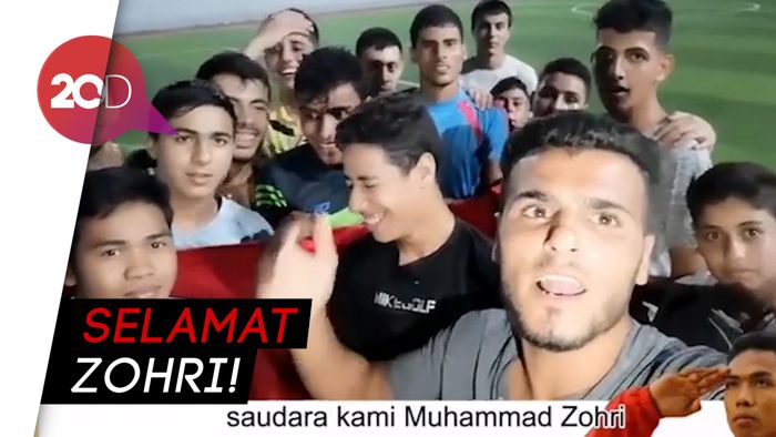 Ucapan Selamat dari Gaza untuk Zohri 
