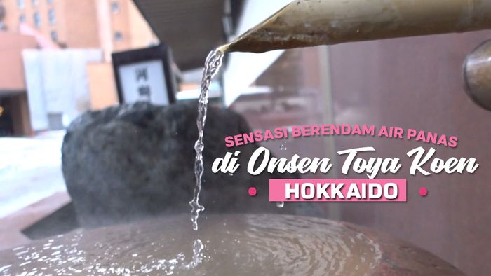 Berendam Air Panas dengan Pemandangan Danau Salju