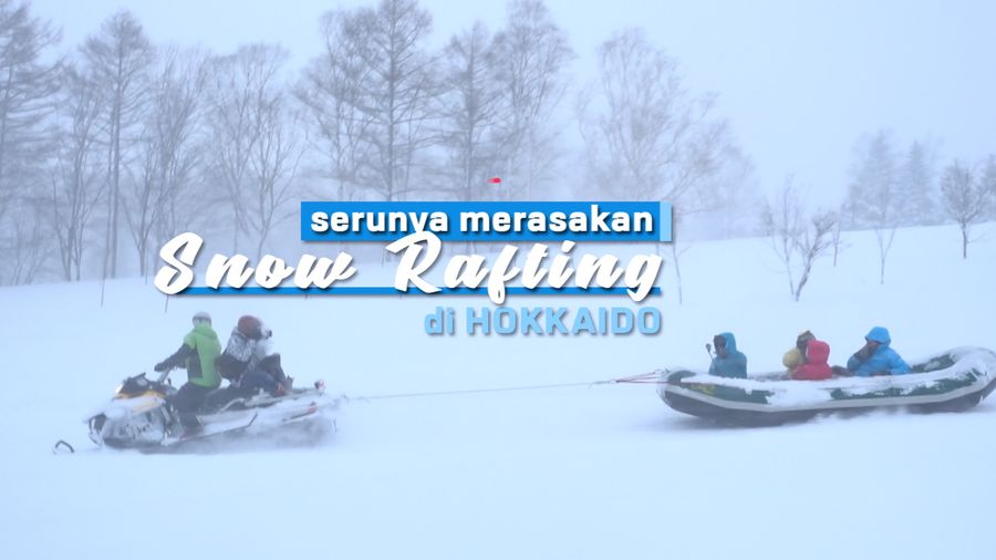 Serunya Merasakan Snow Rafting Di Hokkaido
