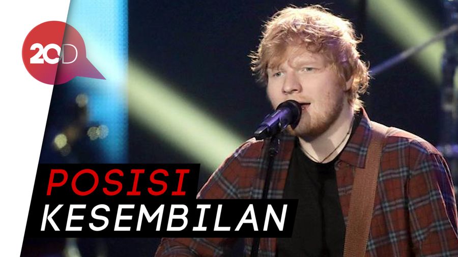 Ed Sheeran, Penyanyi Solo Terkaya versi Forbes 