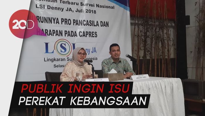 LSI: Capres Jangan Lagi Main dengan Isu Pemecah Belah