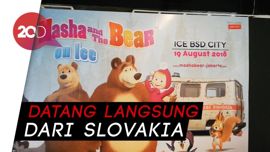 Masha and The Bear Bakal Berseluncur Ria di ICE BSD