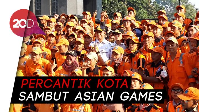 Pemprov DKI Gerebek Sudirman-Thamrin Jelang Asian Games