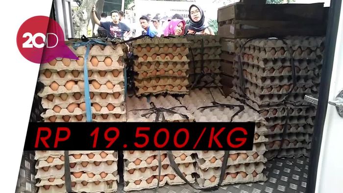 Jaga Kestabilan Harga Telur, Mentan Sebar 100 Ton Telur Murah