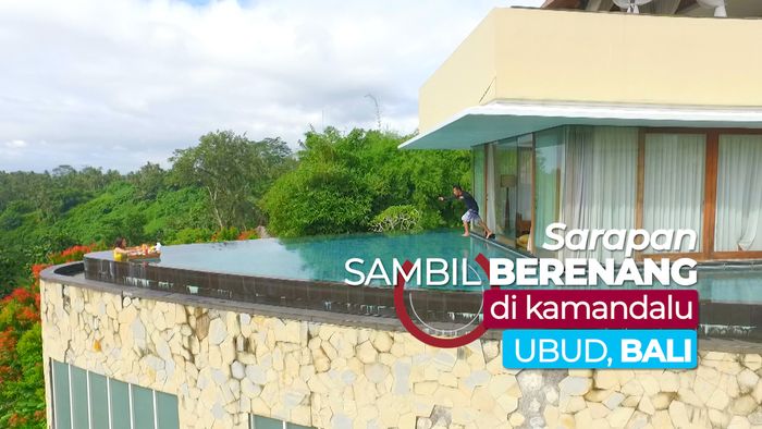 Menikmati Sarapan Pagi Sambil Berenang