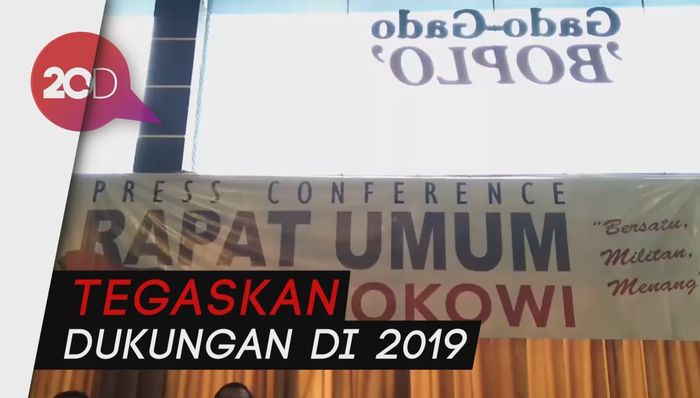 65 Elemen Relawan Jokowi akan Rapat Umum Besar-besaran 