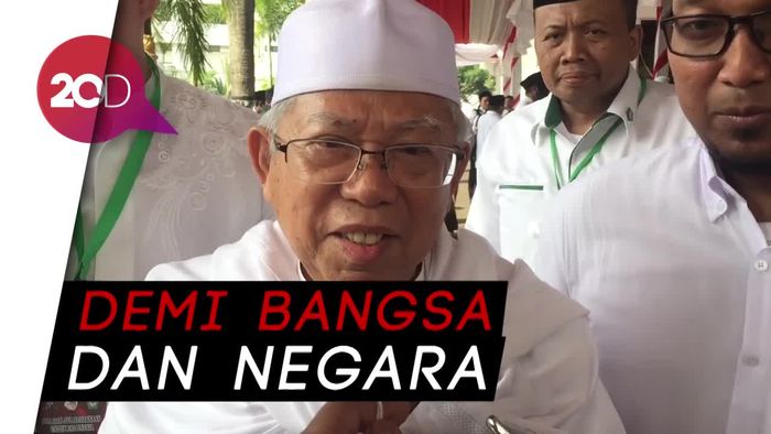 Maruf Amin Siap Jadi Cawapres Jokowi