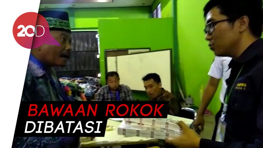 Calon Haji Kedapatan Selundupkan Rokok