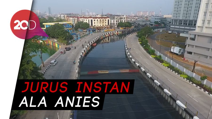 Bersolek Instan Kali Sentiong demi Asian Games