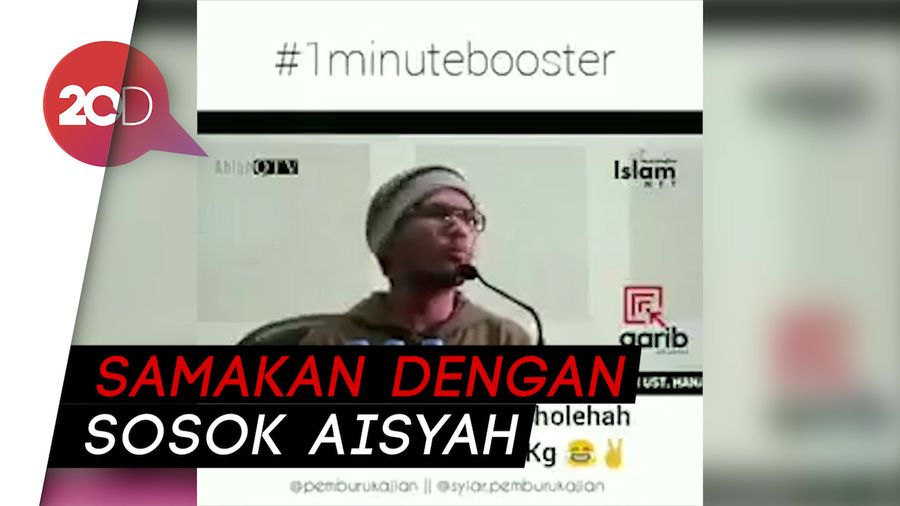 Viral di Medsos! Ceramah soal Berat Wanita Salehah Tak Lebih 55 Kg