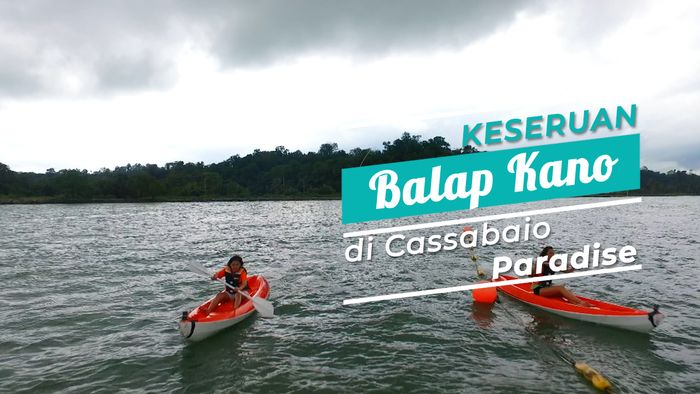 Keseruan Bermain Kano di Sulawesi Utara