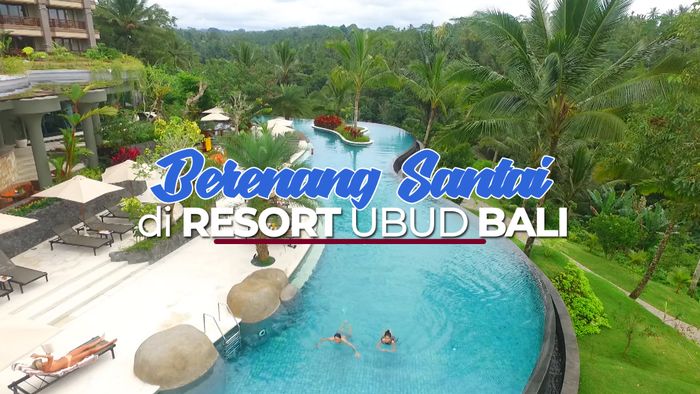 Berenang Santai di Resort Ubud Bali