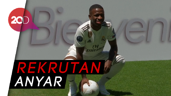 Bersama Ronaldo, Real Madrid Sambut Vinicius Junior