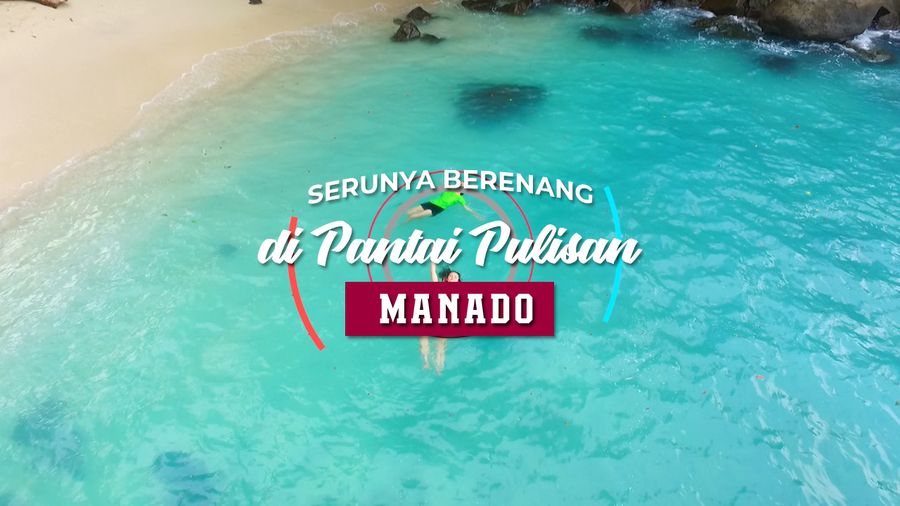Air di Pantai Pulisan Ini Jernih Banget