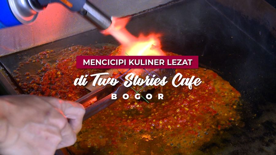 Iga Bakar dan Ikan Dori Sambal Matah dengan Latar Belakang Udara Bogor yang Sejuk
