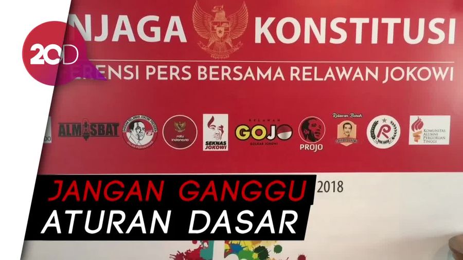 Relawan Jokowi Dukung Pembatasan Masa Jabatan Presiden-Wapres
