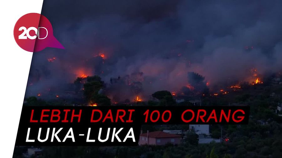 50 Orang Tewas dalam Kebakaran Hutan di Yunani