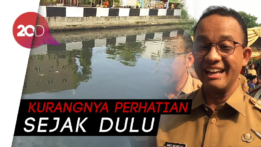 Anies Salahkan Pemerintah Terdahulu soal Kali Item