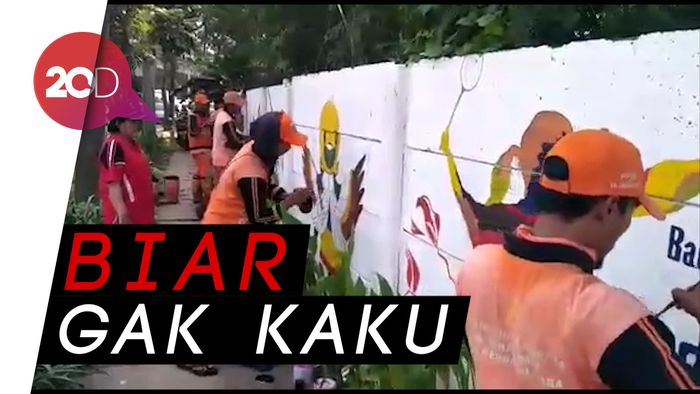 PPSU Bikin Mural Asian Games, Anies Ngaku Tak Beri Tugas