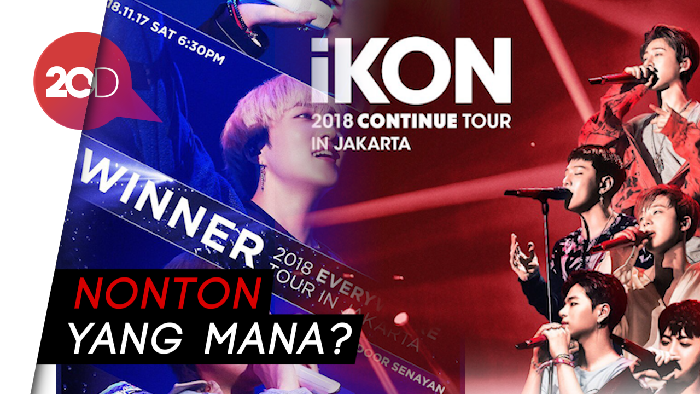 WINNER dan iKON Konser di Jakarta November