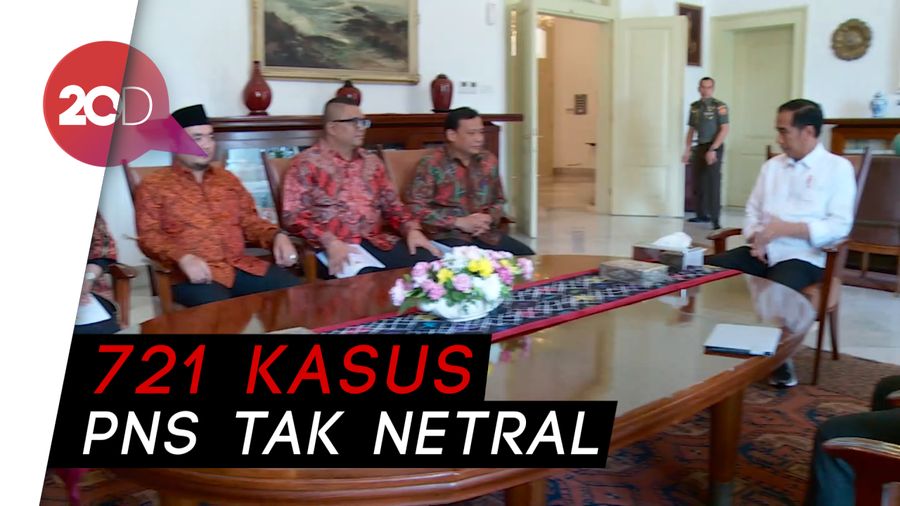 Temui Jokowi, Bawaslu Curhat Masalah Netralitas ASN di Pilkada