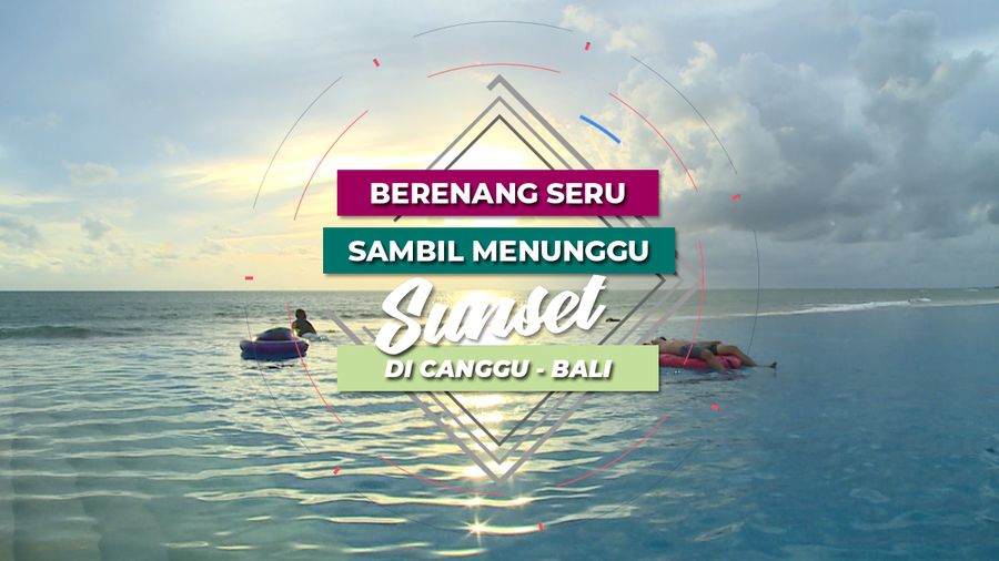 Menikmati Sunset Sambil Bersantai di Infinity Pool