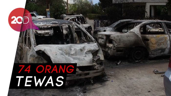 Kondisi Mengenaskan Yunani Pasca Kebakaran Hebat