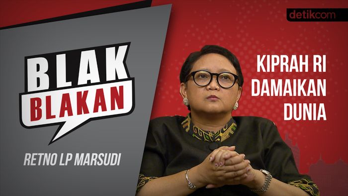 Blak-blakan Menlu Retno, Kiprah RI Damaikan Dunia