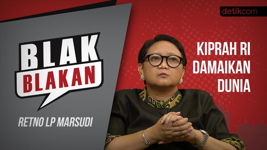 Blak-blakan Menlu Retno, Kiprah RI Damaikan Dunia