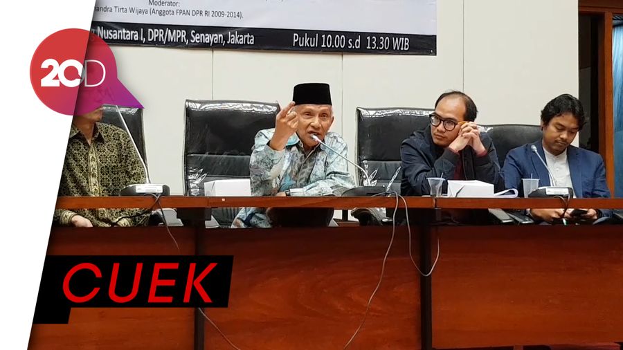 Sering Dihujat, Amien Rais Cuek