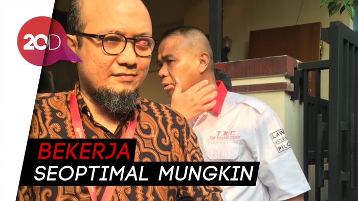 Kembali Bekerja, Novel Baswedan:  Saya Senang, Semangat!
