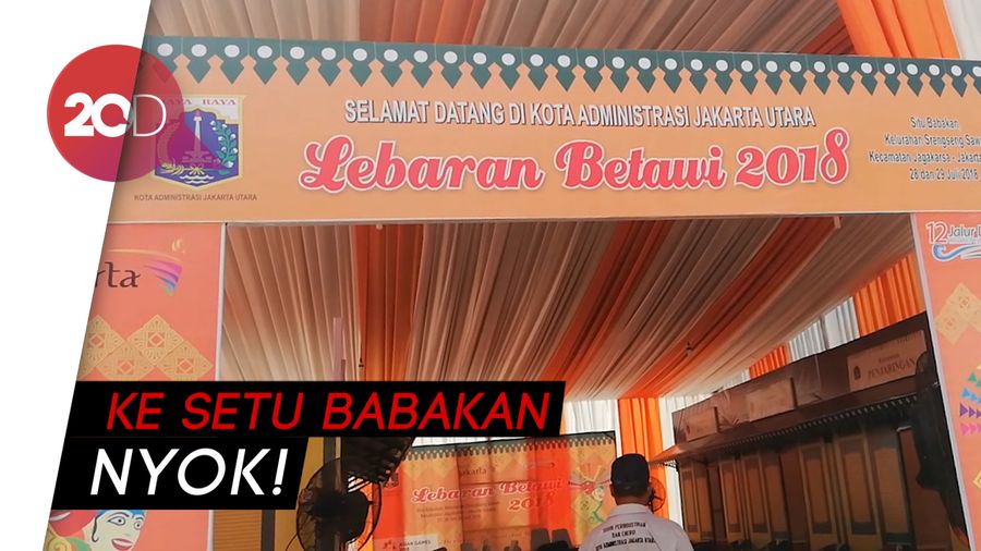 Malam Ini Bakal Ada Pembukaan Lebaran Betawi 2018