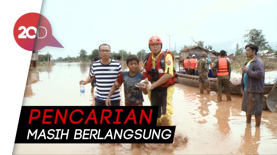 Ratusan Orang Masih Hilang Pasca Banjir Bandang di Laos