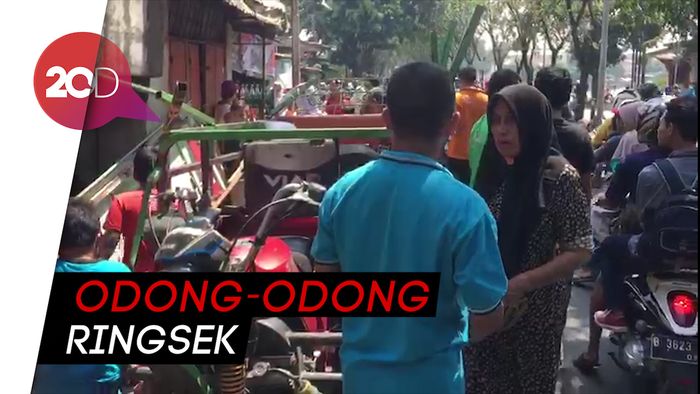  Truk Vs Odong-Odong di Cakung, Belasan Anak Terluka